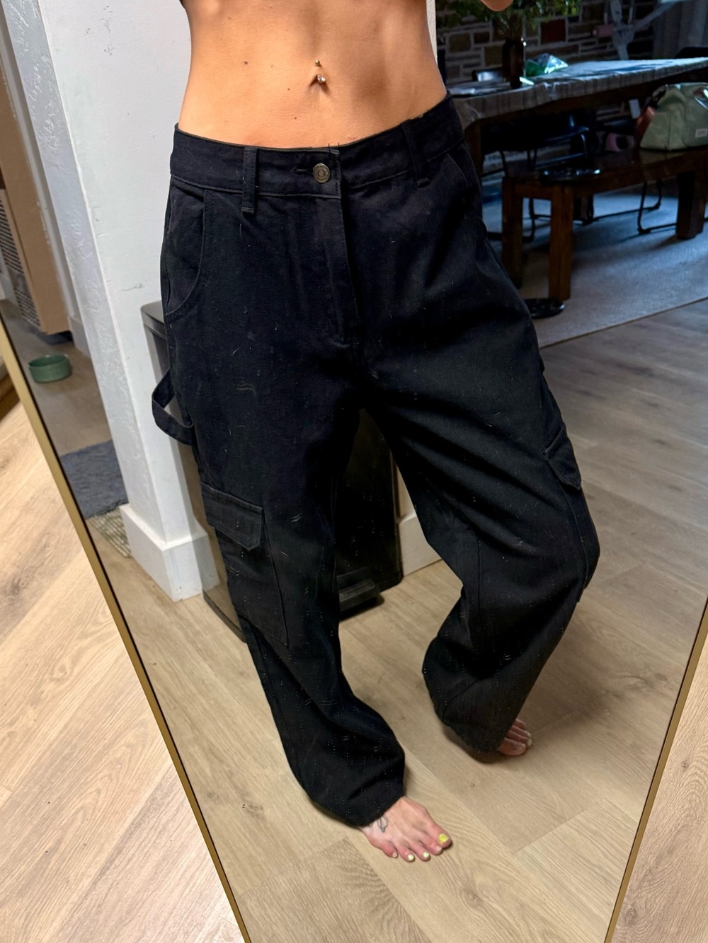 Black Cargo Pants